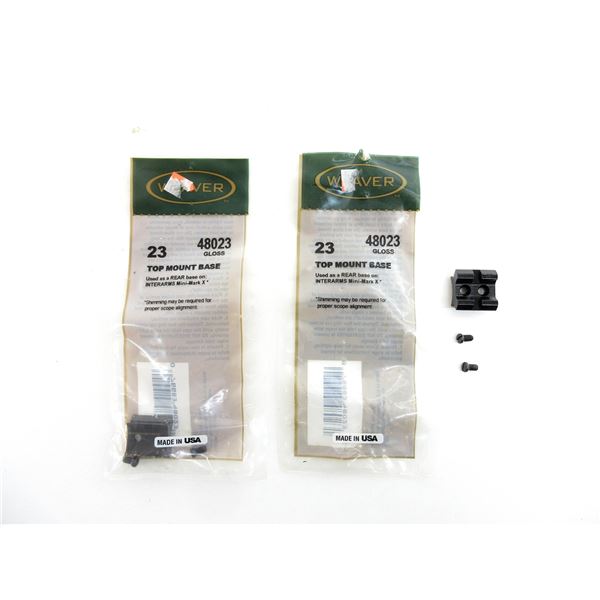 WEAVER #23 SCOPE BASE LOT