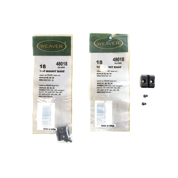 WEAVER #18 SCOPE BASE LOT