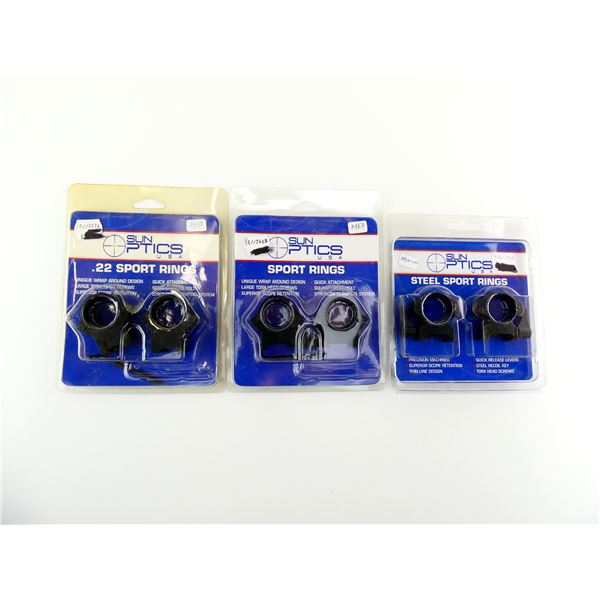 SUNOPTICS USA SPORT MEDIUM RINGS LOT