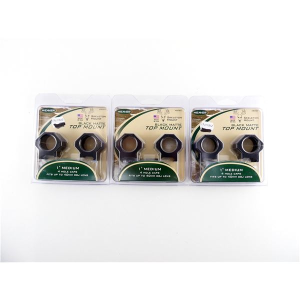 WEAVER SKELETON MOUNT MEDIUM RINGS LOT