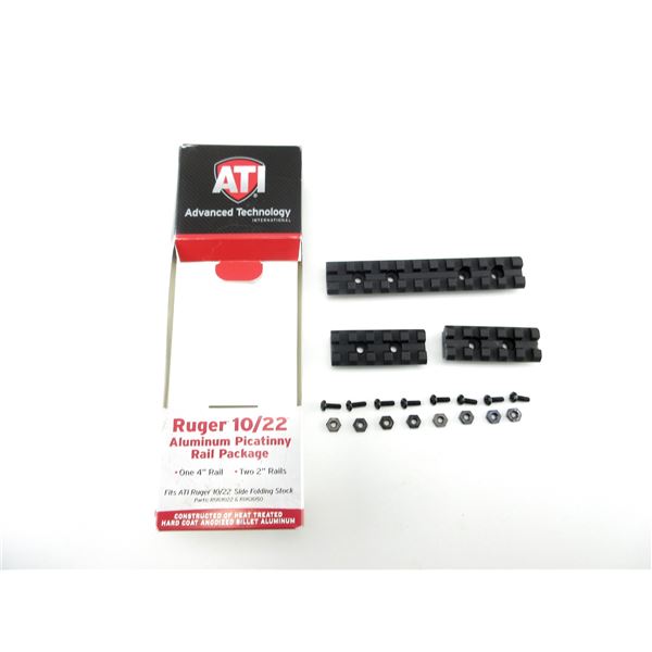 ATI RUGER 10/22 ALUMINUM PICATINNY RAIL PACKAGE