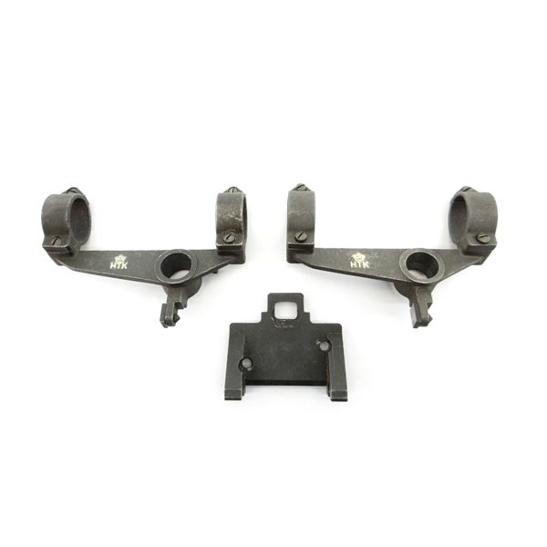 CARL GUSTAVS 84MM SCOPE RINGS AND BASE LOT