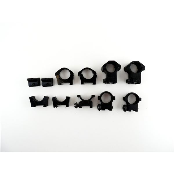 ASSORTED SCOPE RINGS LOT