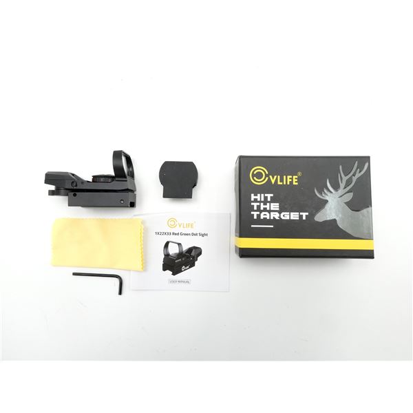 VLIFE 1X22X35MM RED / GREEN DOT SIGHT