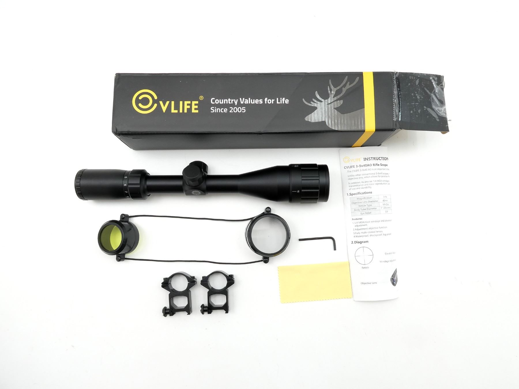 Vlife Rifle Scope VLIFE 6-24X50 AOE SCOPE