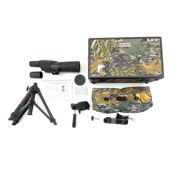 WINCHESTER WT-6C SPOTTING SCOPE WITH TRIPOD AND CARRY CASE LOT