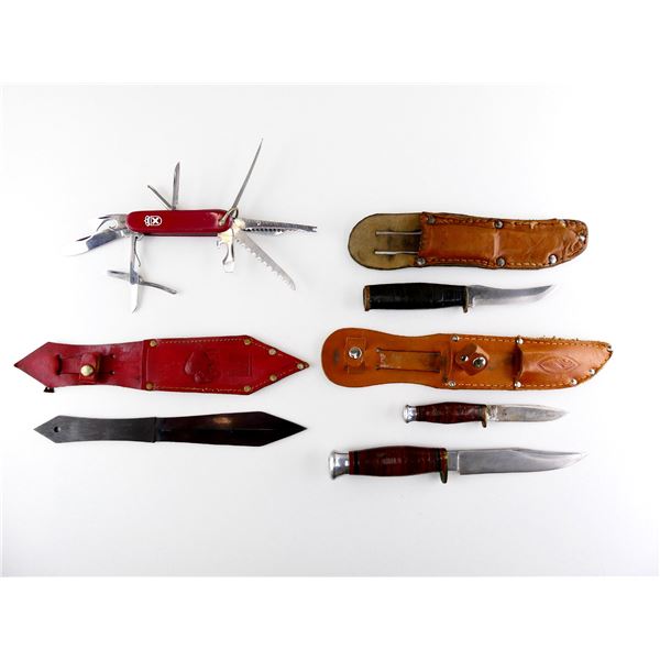 ASSORTED AITOR, RUKO AND SHEFFIELD / ETC. KNIVES LOT