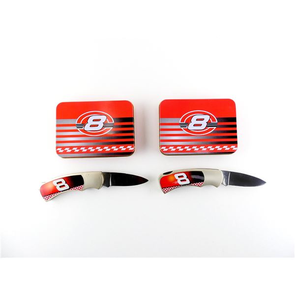 NASCAR DALE EARNHARDT JR. COLLECTIBLE FOLDING KNIFE LOT