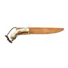 Image 3 : RIFLEMAN'S KNIFE WITH STAG ANTLER HANDLE