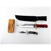 Image 2 : REPRODUCTION BOWIE KNIFE AND NORTHCRAFT "THE HUNTER" FOLDING KNIFE LOT