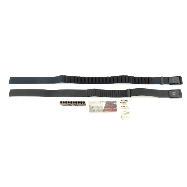 ASSORTED UNCLE MIKE'S CARTRIDGE BELTS AND PACHMAYR CARTRIDGE PACK LOT