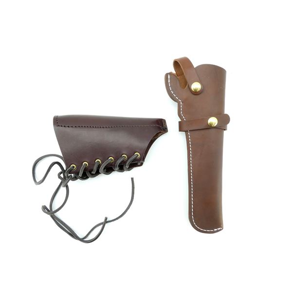 RIGHT-HANDED HOLSTER AND TRIPLE K BRAND CHEEK REST LOT