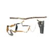 Image 1 : RIGHT-HANDED SHOULDER HOLSTER HARNESS, RIGHT-HANDED HOLSTER AND SHOULDER STRAP LOT