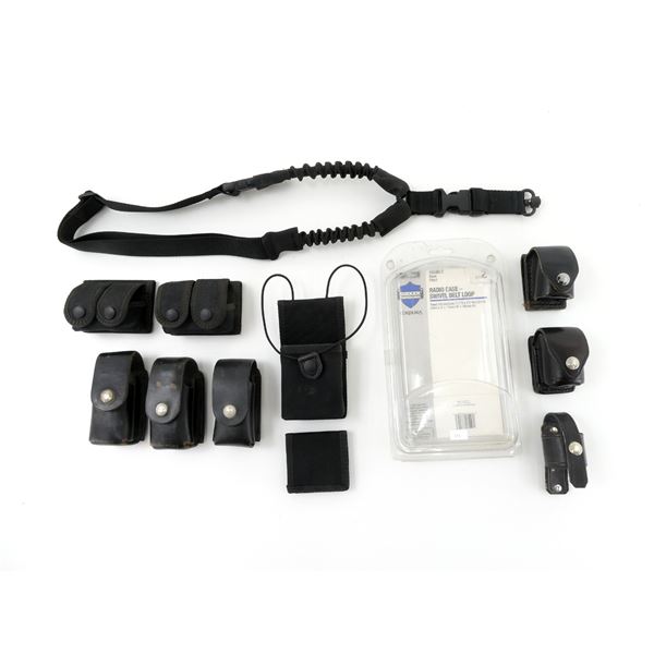 ASSORTED SLING / POUCH / SPEED LOADER HOLSTER LOT