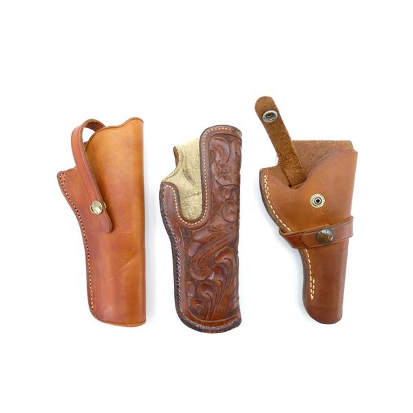 ASSORTED LEATHER HOLSTER LOT