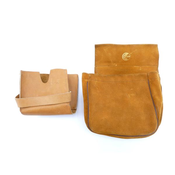 ASSORTED SHOT GUN SHELL SHOOTING POUCH LOT