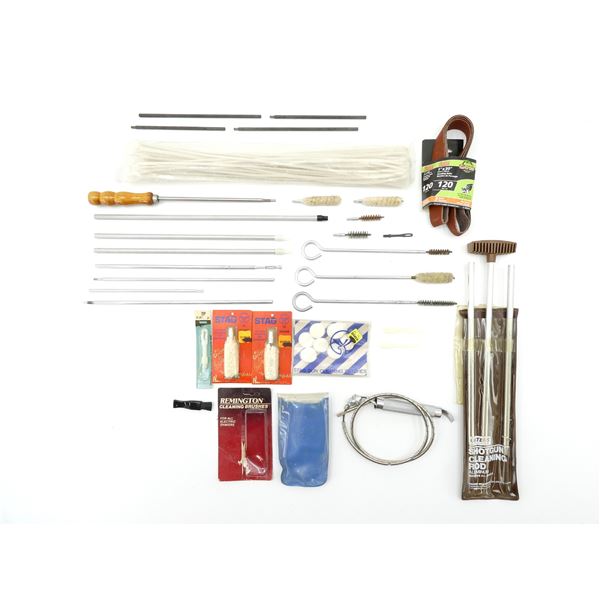 ASSORTED GUN CLEANING SUPPLIES LOT