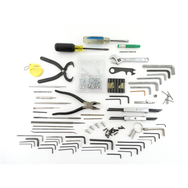 GUNSMITH / HOBBYIST ASSORTED TOOLS / ETC. LOT