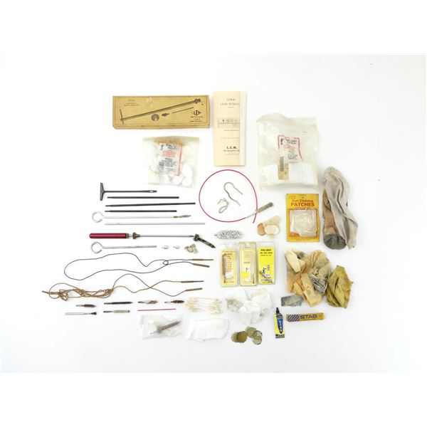 ASSORTED GUN CLEANING SUPPLIES LOT