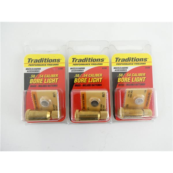 TRADITIONS PERFORMANCE FIREARMS BORE LIGHTS LOT