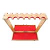 Image 2 : WOODEN 14-RIFLE TABLE-TOP GUN RACK