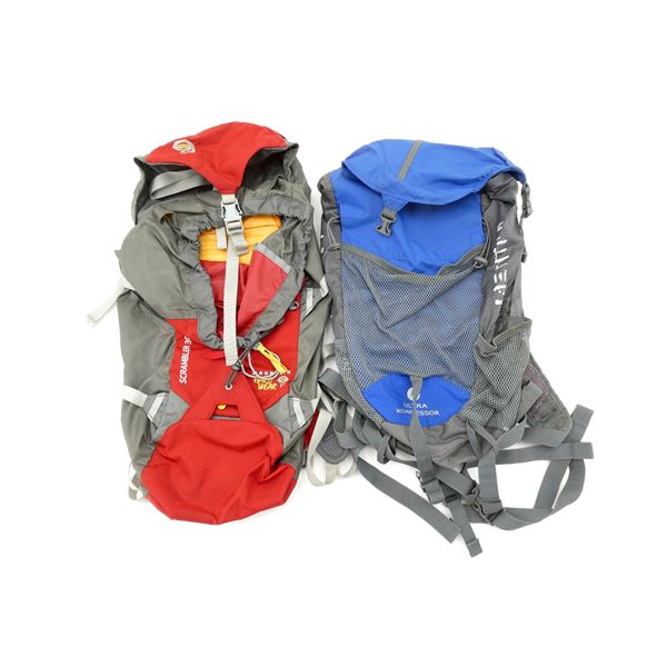 ASSORTED HIKING BACK PACK LOT