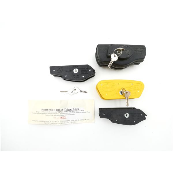 ASSORTED KEYED TRIGGER LOCK AND KEY LOT