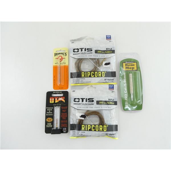 RIFLE / PISTOL CLEANING ACCESSORIES LOT
