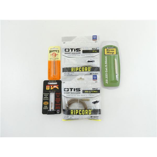 RIFLE / PISTOL CLEANING ACCESSORIES LOT