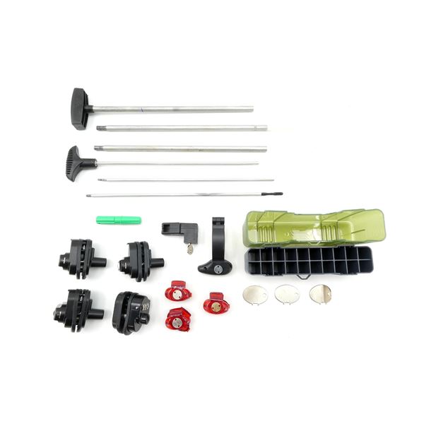 ASSORTED GUN CLEANING / STORAGE CARE LOT