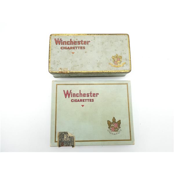 COLLECTABLE VINTAGE WINCHESTER (EMPTY) CIGARETTE BOX LOT