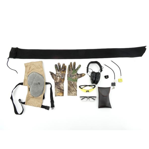 ASSORTED RANGE / HUNTING SAFETY ACCESSORIES LOT