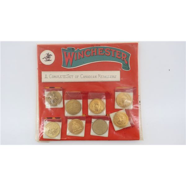 WINCHESTER - A COMPLETE SET OF CANADIAN MEDALLIONS