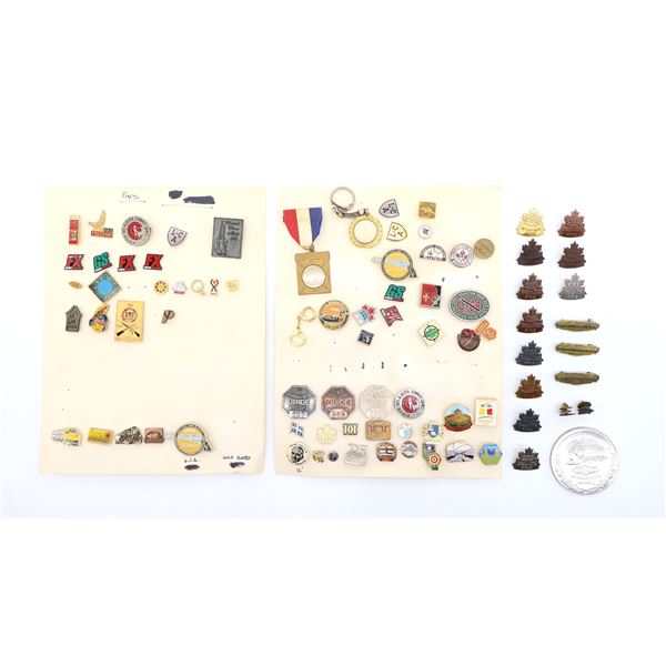 ASSORTED RIFLE CLUB PINS / ETC. LOT