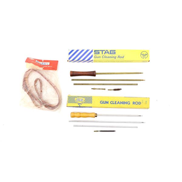 DICKSON SLING AND STAG GUN CLEANING RODS LOT