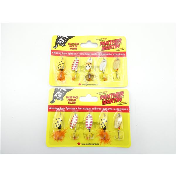 ASSORTED PANTHER MARTIN SONIC SPINNERS LOT