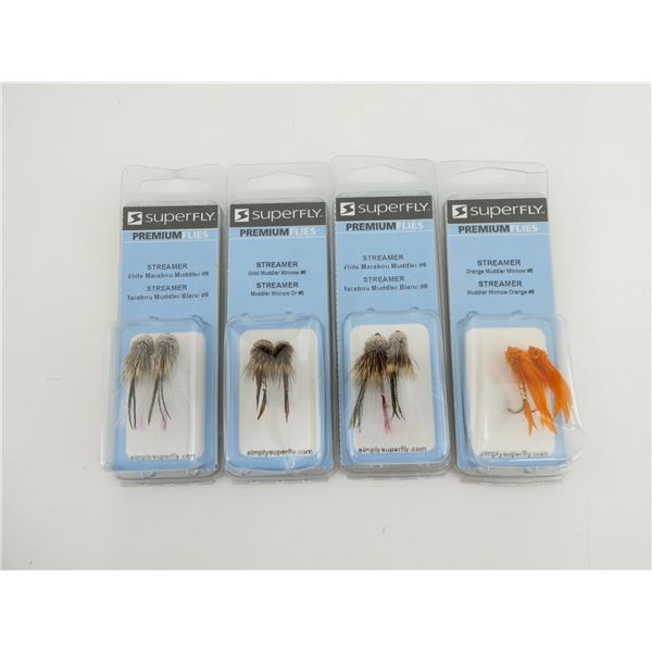 ASSORTED SUPERFLY PREMIUM FLIES STREAMERS LOT