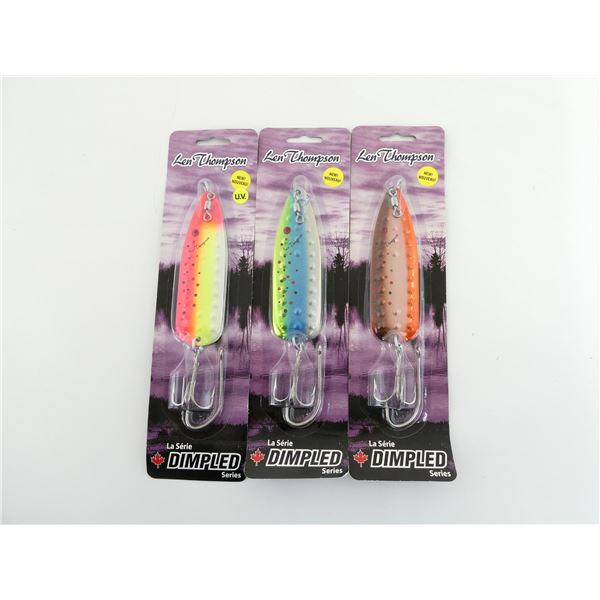LEN THOMPSON DIMPLED SERIES FISHING LURES LOT