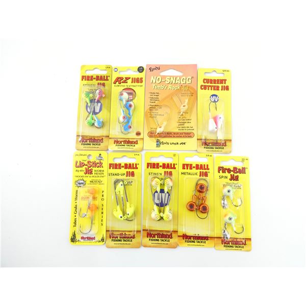 ASSORTED LINDY LITTLE JOE AND NORTHLAND FISHING TACKLE LOT