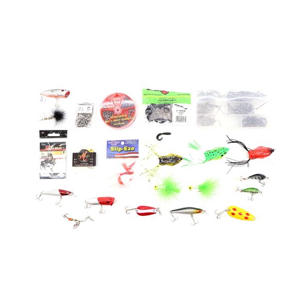 ASSORTED FISHING TACKLE LOT