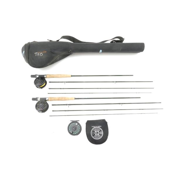 SCIENTIFIC ANGLERS FLY FISHING REELS AND SPOOL LOT