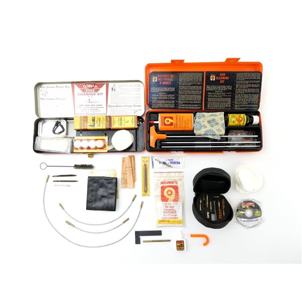 ** PICK UP ONLY ** OUTERS, HOPPE'S AND OTIS GUN CLEANING KITS LOT