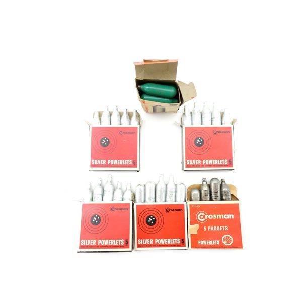 ** PICK UP ONLY ** ASSORTED CROSMAN AND HEALTHWAYS CO2 POWERLETS LOT
