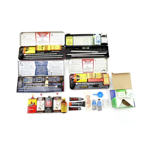 ** PICK UP ONLY ** JC HIGGINS, OUTERS AND STAG GUN CLEANING KITS / ETC. LOT