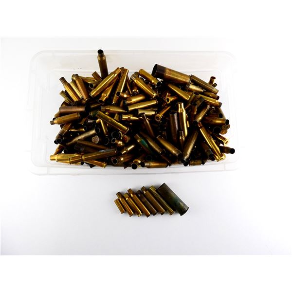 NON-PRIMED ASSORTED BRASS AND NICKEL CASES LOT