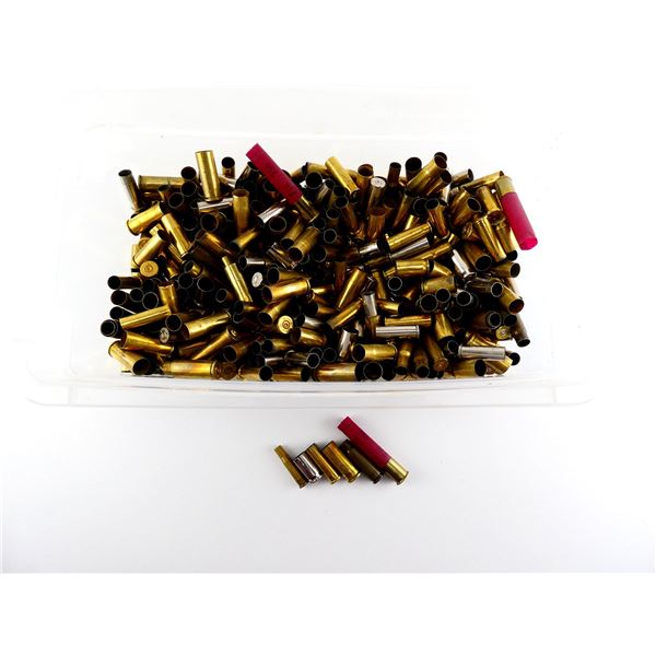 NON-PRIMED ASSORTED BRASS AND NICKEL CASES LOT