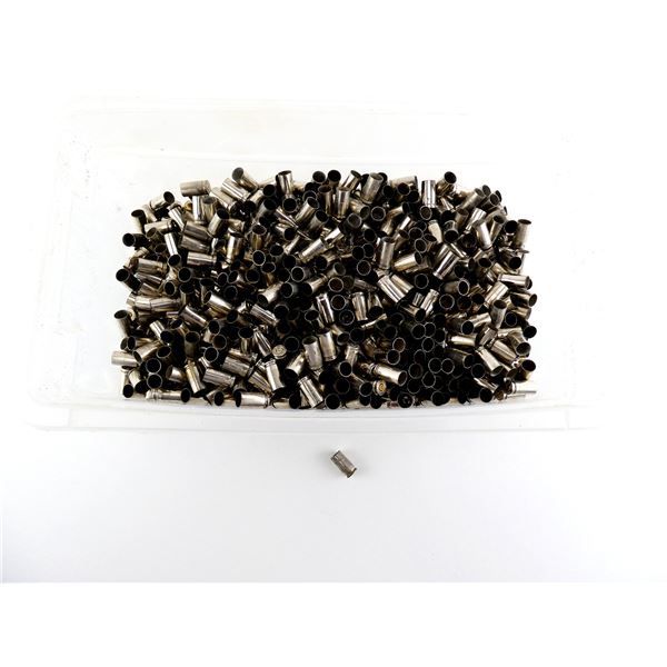 NON-PRIMED ASSORTED 9MM LUGER NICKEL CASES LOT
