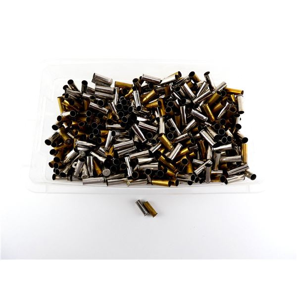 NON-PRIMED ASSORTED .38 SPL BRASS AND NICKEL CASES LOT