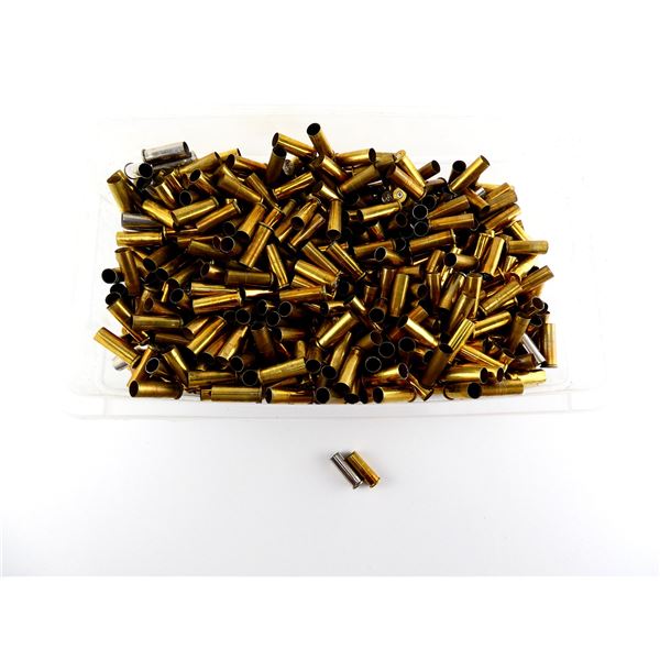 NON-PRIMED ASSORTED .38 SPL BRASS AND NICKEL CASES LOT