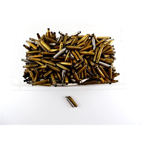 NON-PRIMED ASSORTED .223 REM BRASS AND NICKEL CASES LOT
